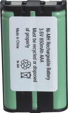 Batterie Ni-Mh 6V.1700mAh Ni-Mh Plat - prise UNI - 85x30x18mm